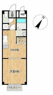 グランシャリオ弐番館【1階】の間取り