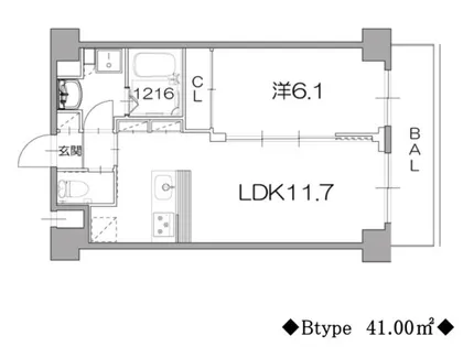 レグルス【7階】の間取り