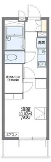 レオパレス西ノ京円町【2階】の間取り