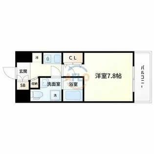 GROOVE御幣島アベニュー【7階】の間取り