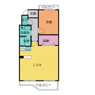 シャトー春山【2階】の間取り