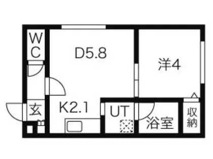 ガレリアN13【3階】の間取り