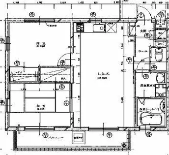 スターターマンション緑町【301号室】の間取り