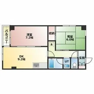 ニューグリーンリーブス【205号室】の間取り
