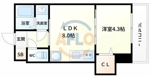 (仮称)春日出北2丁目PJ【301号室】の間取り