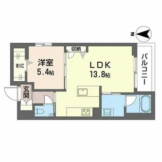 Laulea【3階】の間取り