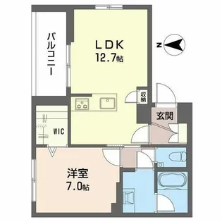 Laulea【3階】の間取り