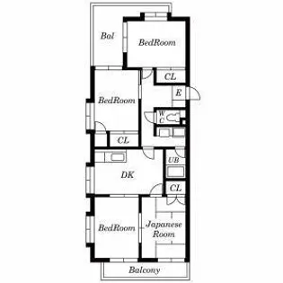 タウンハウス川名【103号室】の間取り