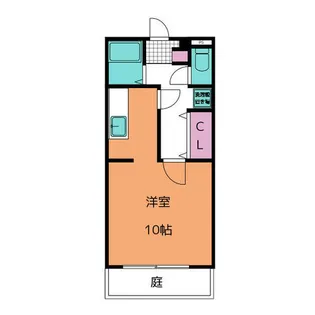 レストポイント園山【1階】の間取り