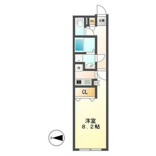 Branche金山【2階】の間取り