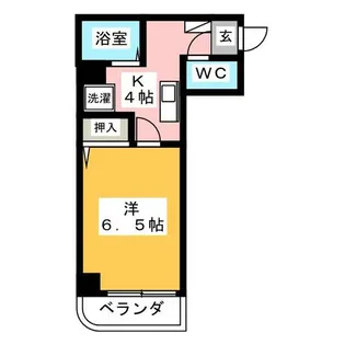 セントラルハイツ カシノ【4階】の間取り