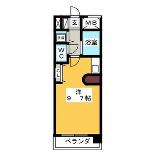パルテンツァ【303号室】の間取り