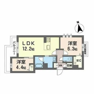 OG nagoya【3階】の間取り