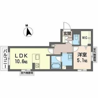 OG nagoya【3階】の間取り