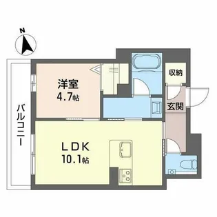 OG nagoya【3階】の間取り
