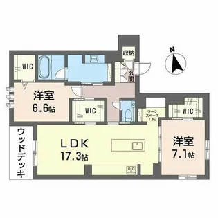 OG nagoya【1階】の間取り