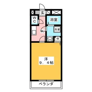 グローバルⅢ【3階】の間取り