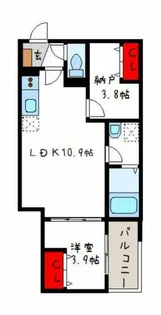 D potra granz【2階】の間取り