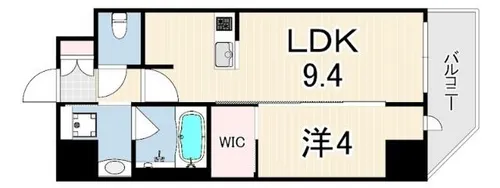 S-RESIDENCE神戸みなと元町ALO【7階】の間取り