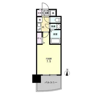 セレニテ日本橋プリエ【10階】の間取り