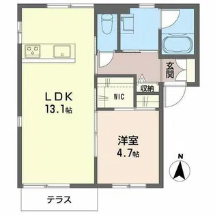 ハイツエクセラ【0101号室】の間取り