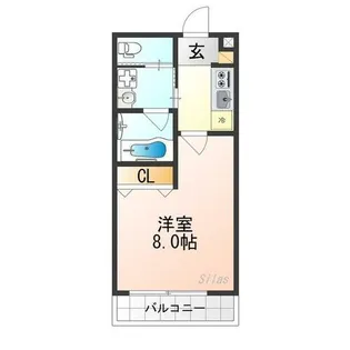 セリリアコンフォート伏見【2階】の間取り