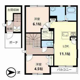 グレート ハピネス【0201号室】の間取り