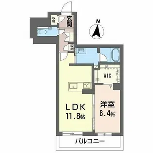 シャーメゾン瑞穂通【0303号室】の間取り