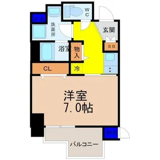 プレサンス丸の内リラティ【11階】の間取り