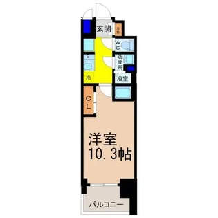 プレサンス丸の内リラティ【7階】の間取り