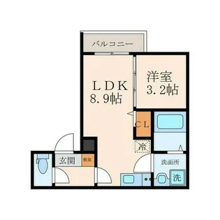 MOVE尼崎WEST【2階】の間取り