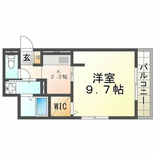 SUNNY COMFORT【102号室】の間取り