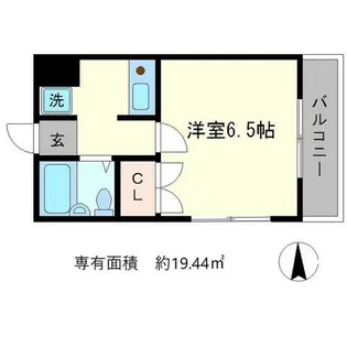 ラルブル北白川【2階】の間取り