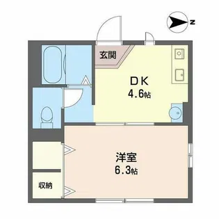 センターハウス【0103号室】の間取り
