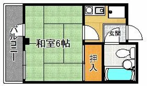 メゾンド千坂【2階】の間取り