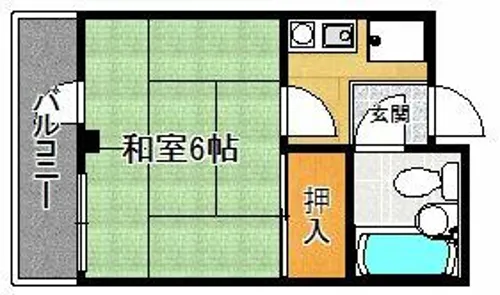 メゾンド千坂【2階】の間取り