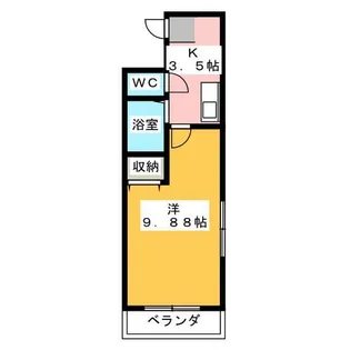 サンシャインⅡ【2階】の間取り