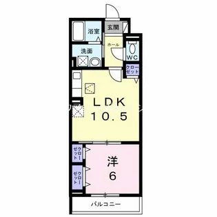 ヒカルサ尼崎神崎町【1階】の間取り