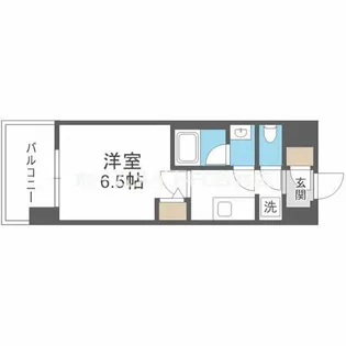 コンフォリア・リヴ淡路【5階】の間取り
