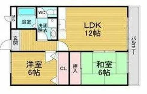 ボナールシャトー【4階】の間取り