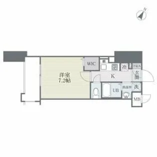 ザ レジデンス博多【303号室】の間取り