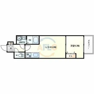 Jino花園町【8階】の間取り