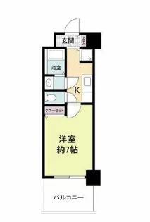 グラマシー心斎橋東【2階】の間取り