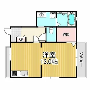 ワンズ・ガーデン【2階】の間取り