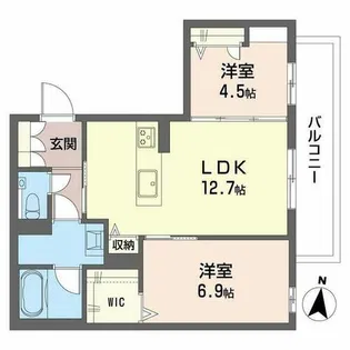 Maison Mizuki【0301号室】の間取り
