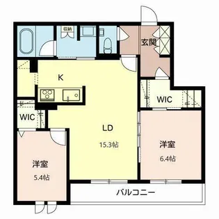 La cachette de SAY【0207号室】の間取り