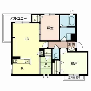 シャーメゾン山の下【0202号室】の間取り