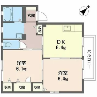 CasaLargaII【2階】の間取り