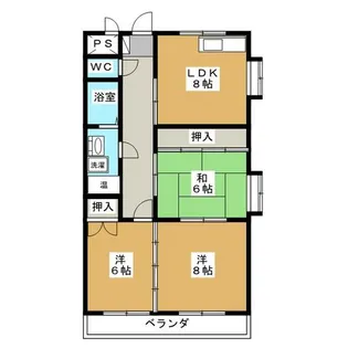 ファイン青山【3階】の間取り