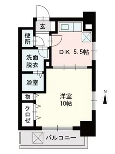 GH舞鶴【702号室】の間取り